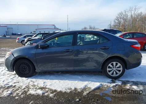 2014 Toyota Corolla Le from USA, damaged, VIN 2T1BURHE3EC052091
